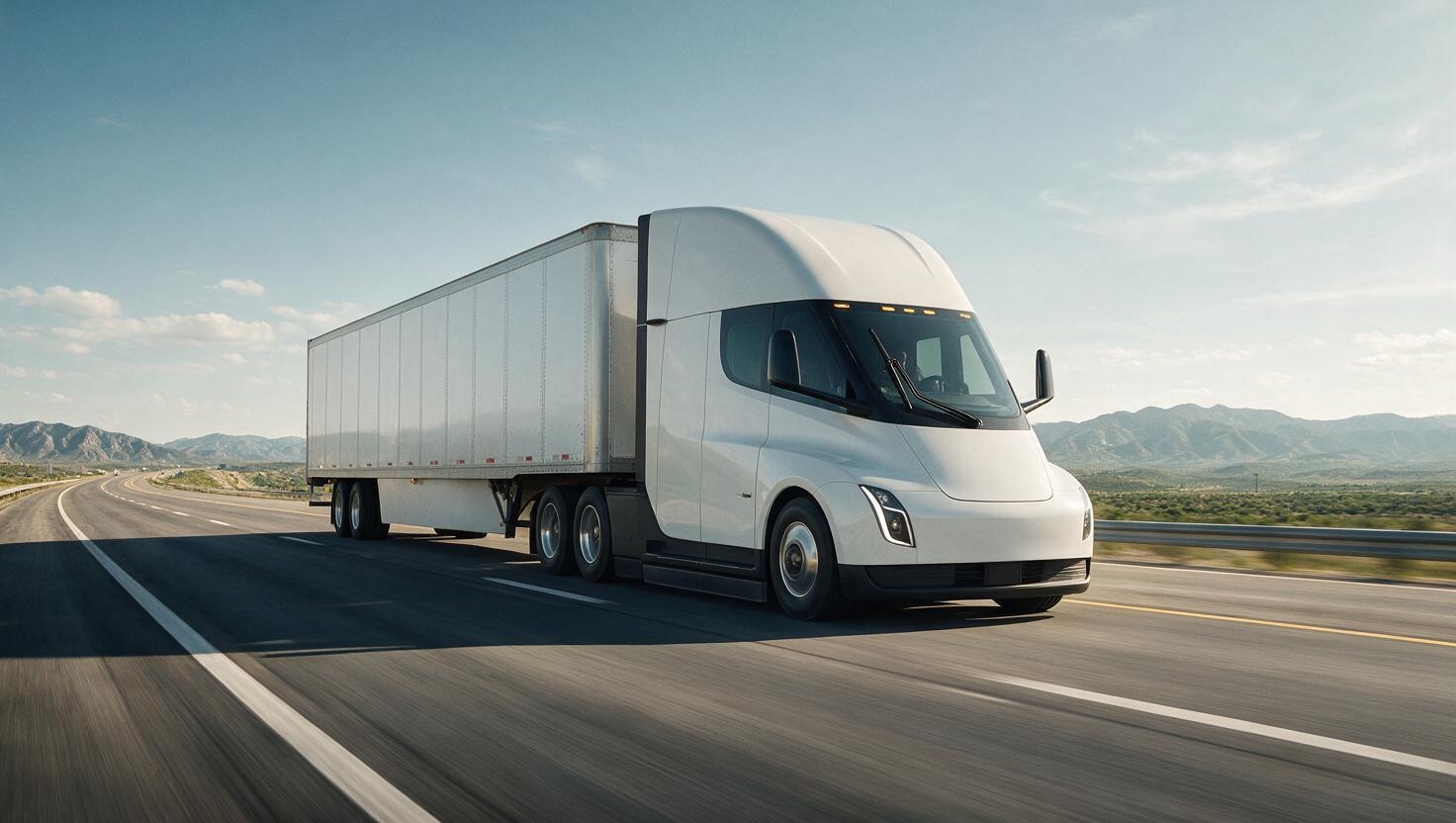 Cross-border freight truck on the Mexico-U.S. corridor